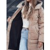 215990 2 damska zimni bunda s kapuci norffi dstreet ty4662 velikost s barva bezova