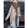 215990 9 damska zimni bunda s kapuci norffi dstreet ty4662 velikost s barva bezova