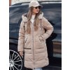 215990 damska zimni bunda s kapuci norffi dstreet ty4662 velikost s barva bezova