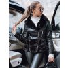 215999 damska bunda ramoneska s koziskem dstreet ty5274 velikost s barva cerna