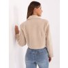 215942 1 damsky kratky kabatek it kr fl9730 23 rue paris barva bezova svetle velikost s m