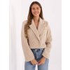 215942 damsky kratky kabatek it kr fl9730 23 rue paris barva bezova svetle velikost s m
