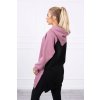 216284 2 damska mikina 9149 s kapuci velikost uni barva ruzova