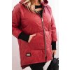 216311 7 damska zimni bunda 5419 plus size prosivana s kapuci velikost uni barva bezova