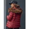 216428 3 damska prosivana bunda s kapuci estella dstreet ty4530 velikost s barva bordo