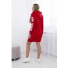 216689 2 cervene saty off white velikost uni barva cervena