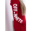 216689 3 cervene saty off white velikost uni barva cervena