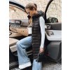 216812 4 damska prosivana vesta s kapuci dstreet ty5254 velikost s barva seda tmave
