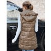 216815 7 damska prosivana vesta s kapuci dstreet ty5257 velikost s barva cerna
