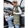 216821 1 damska prosivana vesta dstreet ty5264 velikost s barva zelena