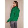 216296 3 svetr na knofliky s ozdobnou vazbou zeleny velikost uni barva zelena