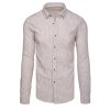 218555 4 panska kosile s dlouhym rukavem dstreet dx2655 velikost m barva bezova
