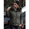 218669 8 damska zimni bunda s kapuci modiva dstreet ty4725 velikost s barva zelena