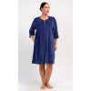 219173 1 damske domaci saty s trictvrtecnim rukavem alex barva modra velikost xl
