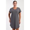 219185 1 damska nocni kosile s kratkym rukavem alexandra barva seda tmave velikost xl