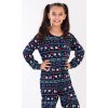 219476 detsky overal merry christmas barva modra tmave velikost 7 8