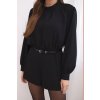 220463 3 elegantni damsky overal s dlouhym rukavem a paskem velikost uni barva cerna