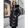 220559 3 damska zimni bunda elecio dlouha prosivana s kapuci dstreet ty5178z velikost s barva cerna