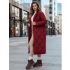 220589 1 damska zimni prosivana bunda warmissa dstreet ty4918z velikost s barva bordo