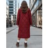 220589 3 damska zimni prosivana bunda warmissa dstreet ty4918z velikost s barva bordo