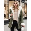220598 damska zimni bunda s koziskem arctic dstreet ty4767z velikost s barva zelena