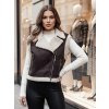 220631 1 damska vesta s koziskem woolzip dstreet ty4746z velikost s barva bezova