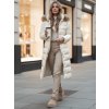 220649 damska zimni bunda dlouha crombila dstreet ty4101z velikost s barva bila
