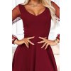 221096 5 loretta unikatni dlouhe saty s tylovymi rukavy a vystrihem vinove 640 1 velikost s barva bordo