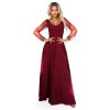 221096 7 loretta unikatni dlouhe saty s tylovymi rukavy a vystrihem vinove 640 1 velikost s barva bordo