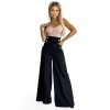 222461 6 elegantni siroke kalhoty s vysokym pasem a zlatymi knofliky cerne 496 1 velikost l barva cerna