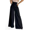 222461 7 elegantni siroke kalhoty s vysokym pasem a zlatymi knofliky cerne 496 1 velikost l barva cerna