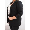224273 19 damska sako plus size bez zapinani velikost xl xxl barva fialova
