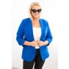 224273 20 damska sako plus size bez zapinani velikost xl xxl barva fialova
