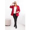 224273 5 damska sako plus size bez zapinani velikost xl xxl barva fialova