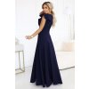 225273 3 numoco elegantni maxi saty s volanky hlubokym vystrihem a rozparkem na nohavici tmave modre 660 1 velikost s barva modra