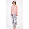225507 2 damske pyzamo dlouhe betty barva ruzova svetle velikost xl