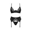 225855 7 set obsessive bellastia 3 pcs set velikost xs s barva cerna