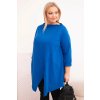 228645 16 damska asymetricka bluza art25233 plus size s ohrnovacimi rukavy velikost uni barva bordo