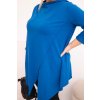 228645 19 damska asymetricka bluza art25233 plus size s ohrnovacimi rukavy velikost uni barva bordo