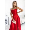 229662 2 numoco perla satenove dlouhe saty s vystrihem na zadech cervene 419 1 velikost l barva cervena