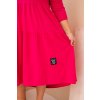229809 15 damska bavlnena sukynka plus size s volanky a ohrnutym rukavem camelova velikost uni barva bezova