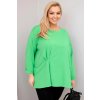 229836 12 damska bluza plus size s bavlnou a dlouhym rukavem a narasenim fuchsie velikost uni barva ruzova tmave