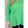 229836 15 damska bluza plus size s bavlnou a dlouhym rukavem a narasenim fuchsie velikost uni barva ruzova tmave