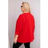 229836 18 damska bluza plus size s bavlnou a dlouhym rukavem a narasenim fuchsie velikost uni barva ruzova tmave