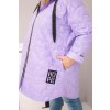 229815 2 damska bunda plus size prosivana s kapuci a napisem hope velikost uni barva fialova