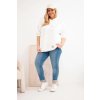 229884 10 damska mikina plus size s kapuci a potiskem cerna velikost uni barva cerna