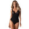 Body Obsessive Luvae teddy (Velikost L/XL, Barva Černá)