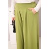 230928 3 damske bavlnene kalhoty plus size s volnym strihem velikost uni barva zelena