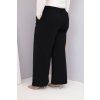 230949 2 damske kalhoty plus size s sirokymi nohavicemi a vysokym pasem velikost uni barva cerna