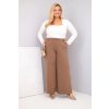 230949 9 damske kalhoty plus size s sirokymi nohavicemi a vysokym pasem velikost uni barva cerna